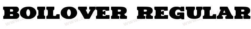 Boilover Regular字体转换